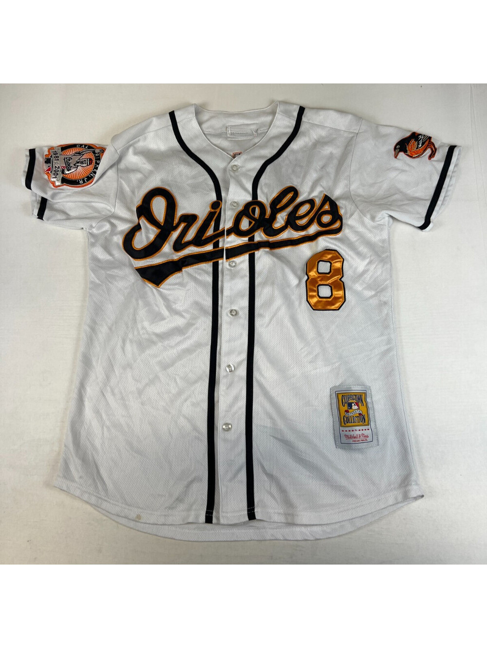 Mitchell & Ness Baltimore Orioles Cal Ripken Jr. #8 Home Baseball Jersey Men